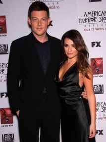 Cory y Lea Michele. La pareja de "Glee" empezó su relación en 2012.