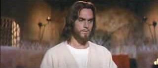 Jeffrey Hunter como Jesucristo en "Rey de Reyes"