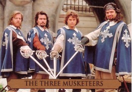 La versión de 1993 de "Los Tres Mosqueteros" es más recordado por su tema musical "All for Love"