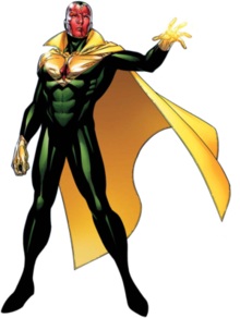 "Vision" es un androide con apariencia humana que originalmente fue creado por Ultron