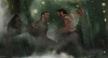 Sabertooth (Liev Schrieber) y Wolverine (Hugh Jackman) se enfrascan en batalla